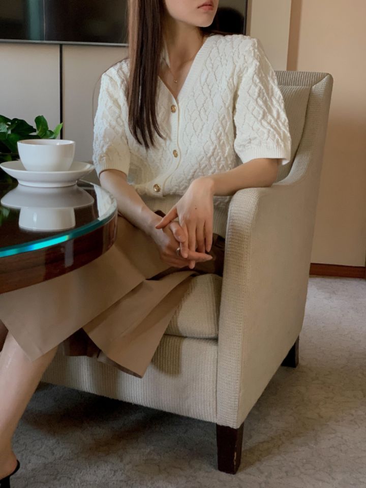 PLAYLIST韓國直郵東大門代購女裝新款人氣真品職業熱賣針織衫confetti針織衫