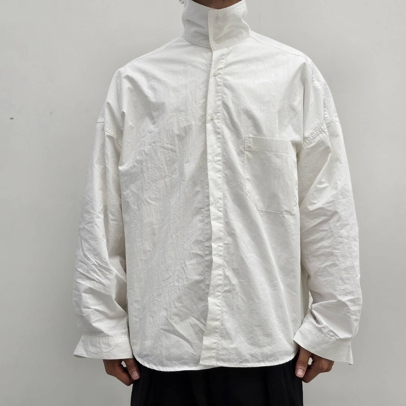 VENDER直郵韓國代購女裝新品真品休閑24春夏襯衫蕾絲衫高領VENDER襯衫/蕾絲衫
