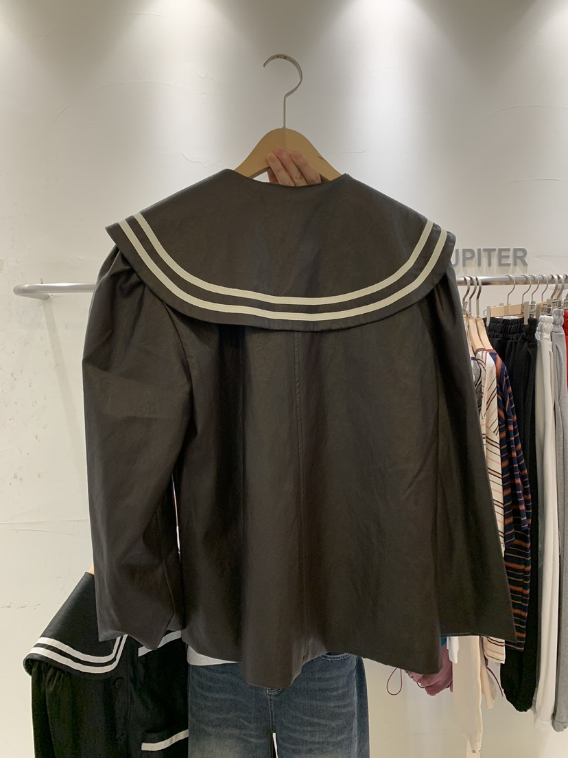 JUPITER直郵韓國代購女裝新品人氣真品時尚職業24春夏夾克皮革JUPITER夾克