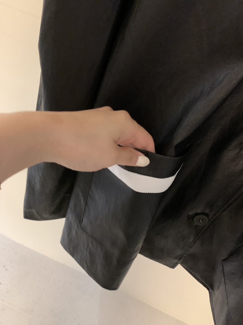 JUPITER直郵韓國代購女裝新品人氣真品時尚職業24春夏夾克皮革JUPITER夾克