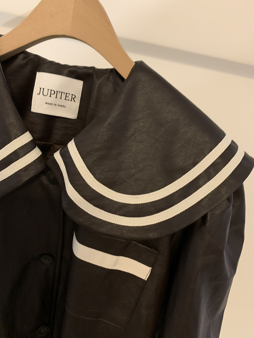 JUPITER直郵韓國代購女裝新品人氣真品時尚職業24春夏夾克皮革JUPITER夾克
