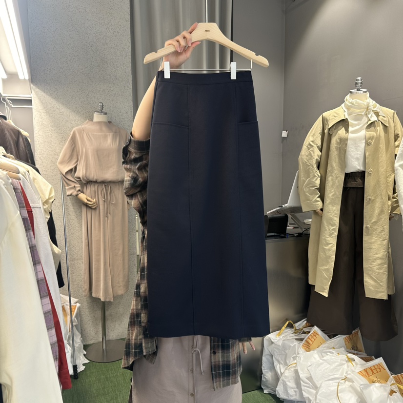 AMOEBA直郵韓國代購女裝新款真品熱賣推薦時尚休閑職業長裙AMOEBA長裙圖色3