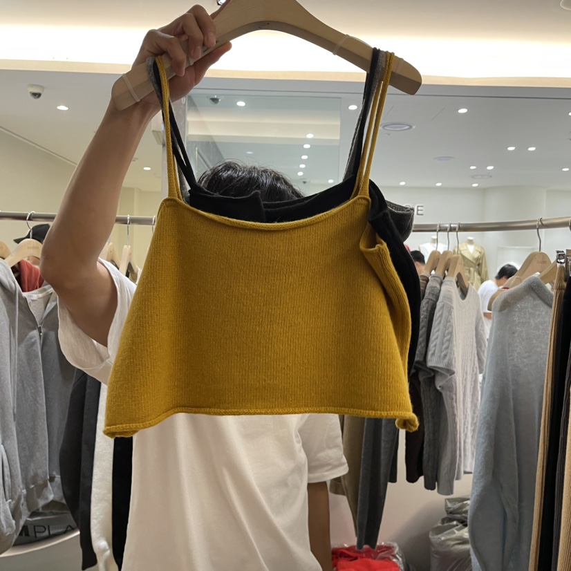 De VENTI韓國直郵東大門實拍女裝新品熱賣真品休閑吊帶背心DE VENTI吊帶/背心