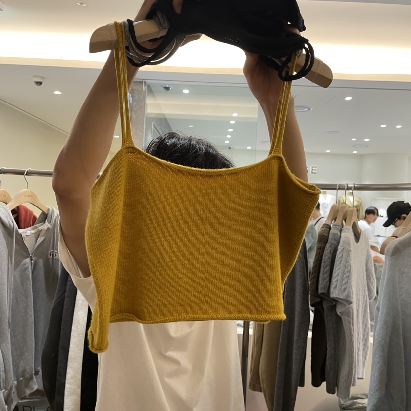 De VENTI韓國直郵東大門實拍女裝新品熱賣真品休閑吊帶背心DE VENTI吊帶/背心圖色5