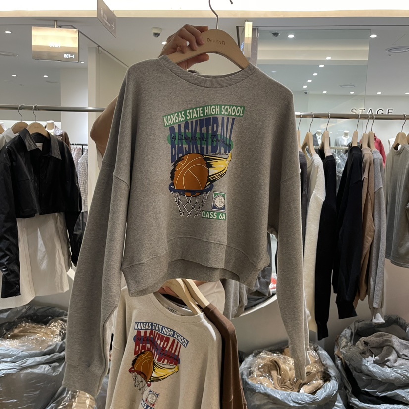 De VENTI直郵韓國代購女裝新品休閑職業人氣熱賣推薦真品衛衣DE VENTI衛衣圖色3