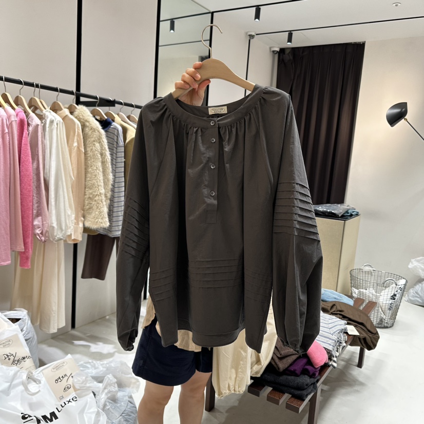 NOMATTER EDITION韓國直郵東大門代購女裝新品推薦襯衫蕾絲衫NOMATTER襯衫/蕾絲衫