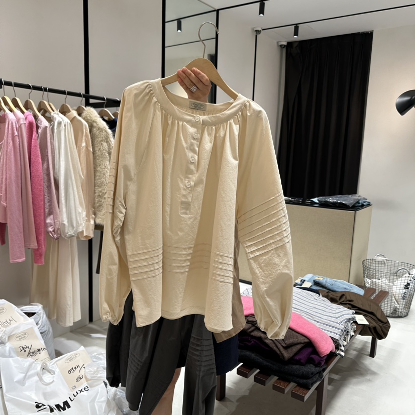 NOMATTER EDITION韓國直郵東大門代購女裝新品推薦襯衫蕾絲衫NOMATTER襯衫/蕾絲衫圖色2