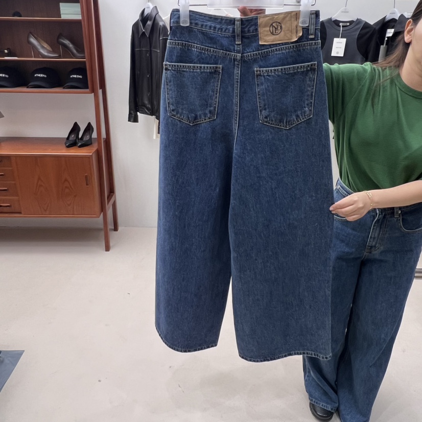 AVOIR韓國直郵東大門實拍女裝新品24春夏時尚休閑推薦牛仔褲INTHEEND牛仔褲