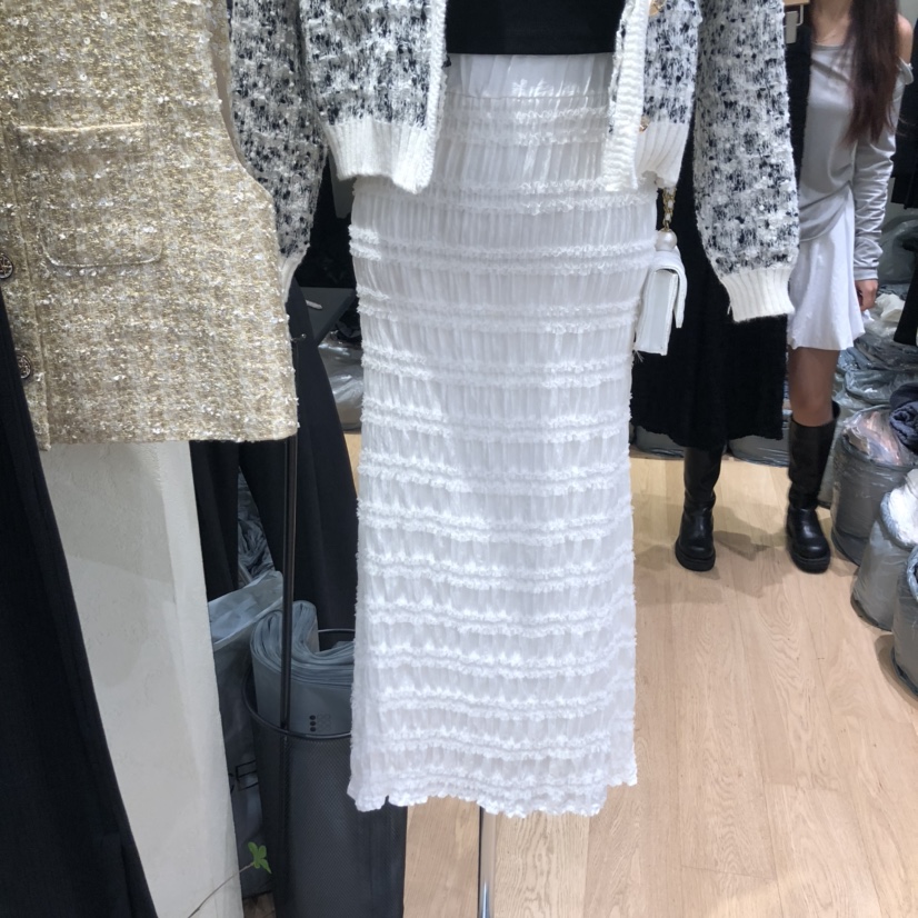 Butter-P韓國直郵東大門實拍女裝新品職業熱賣休閑24春夏長裙BUTTER-P長裙