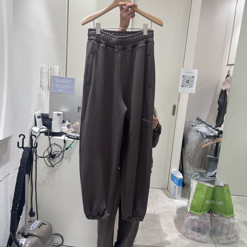 ADD+韓國直郵東大門代購女裝新款24春夏熱賣人氣休閑休閑褲ESCHER休閑褲圖色2