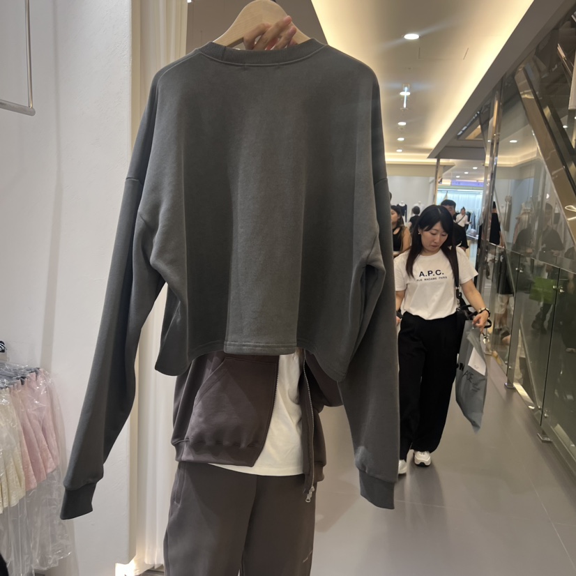 ADD+直郵韓國代購女裝新款職業24春夏推薦熱賣時尚人氣衛衣ESCHER衛衣