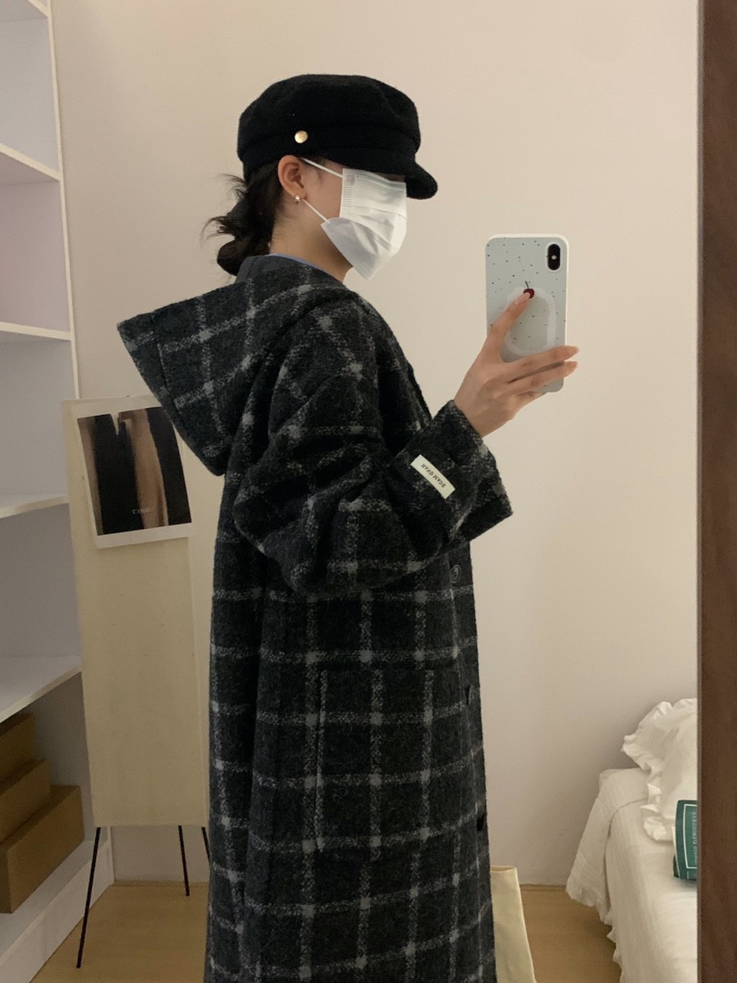 BONHEUR韓國直郵東大門代購女裝新品休閑真品熱賣中長款大衣BONHEUR-2件起中長款大衣