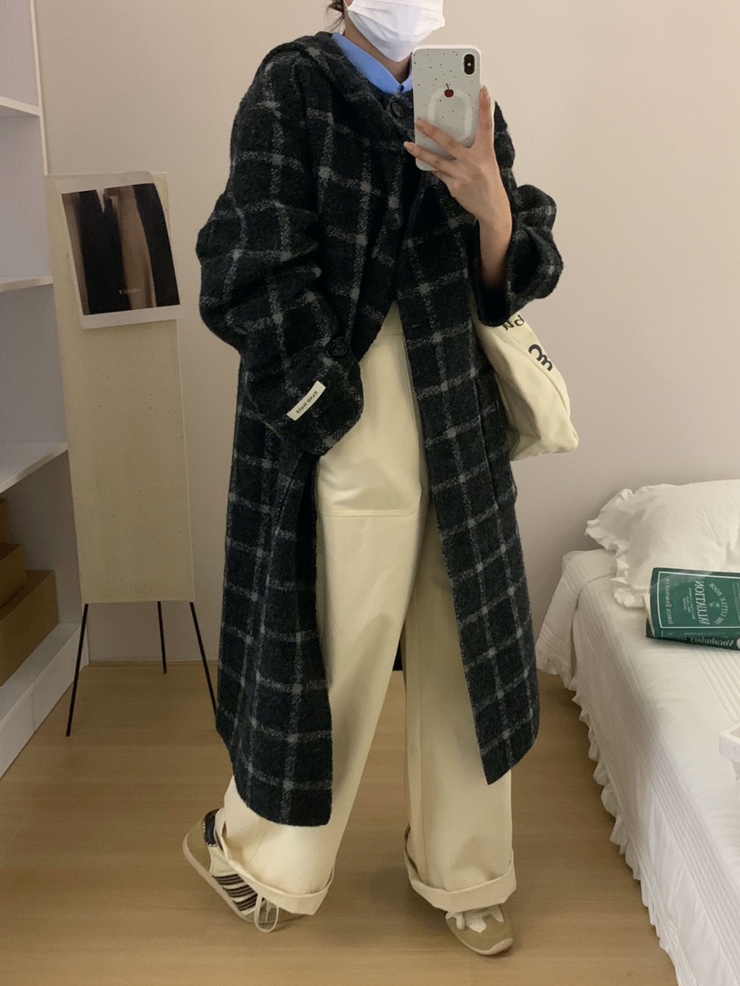BONHEUR韓國直郵東大門代購女裝新品休閑真品熱賣中長款大衣BONHEUR-2件起中長款大衣