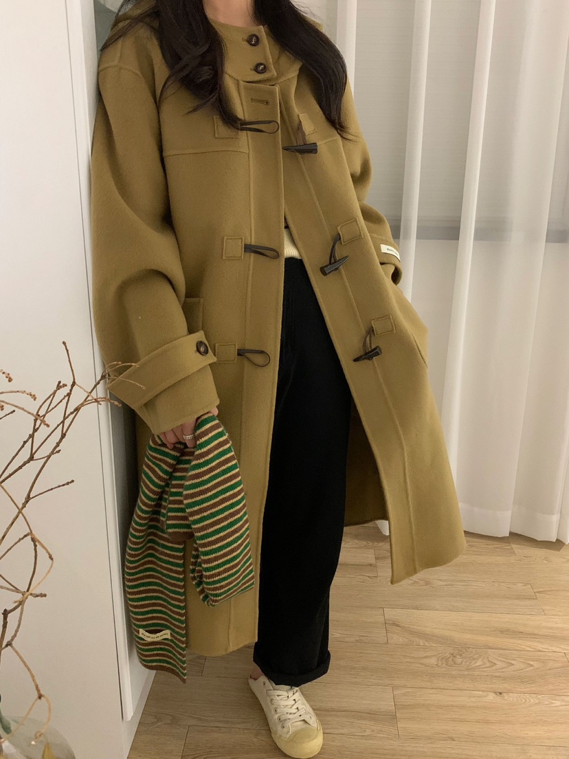 BONHEUR韓國直郵東大門代購女裝新款時尚休閑真品中長款大衣BONHEUR-2件起中長款大衣