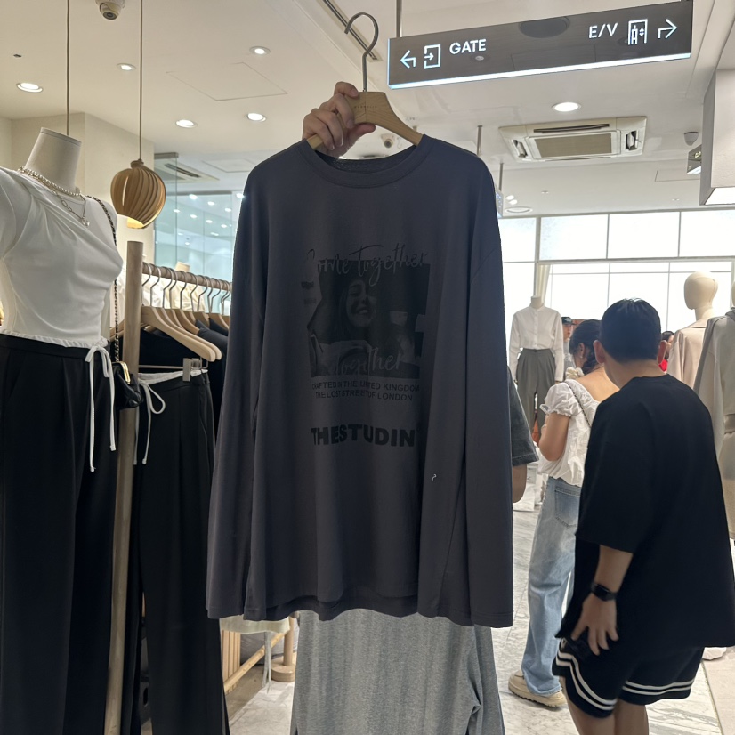 MAGNOLIA36-L韓國直郵東大門代購女裝新款休閑熱賣長袖T恤MAGNOLIA36-L長袖T恤圖色3