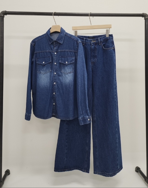 LEFAVE韓國直郵東大門實拍女裝新款職業休閑熱賣推薦牛仔褲LIM LIM LIM牛仔褲