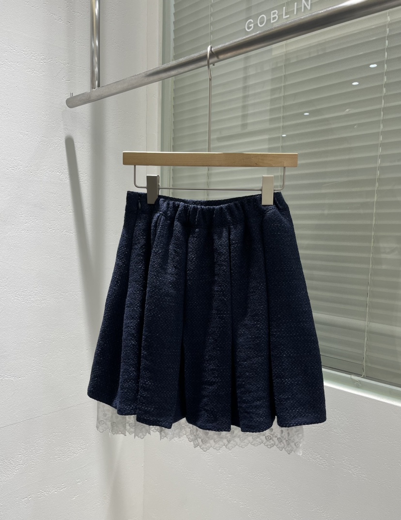 GOBLIN韓國直郵東大門實拍女裝新品推薦休閑時尚熱賣短裙花呢MUYBIEN短裙