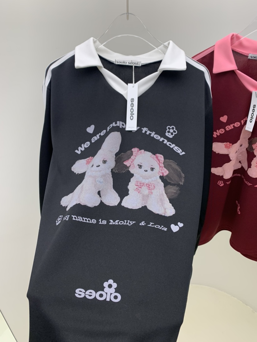Seolo seoul直郵韓國代購女裝新品真品時尚熱賣24春夏衛衣Seolo seoul衛衣