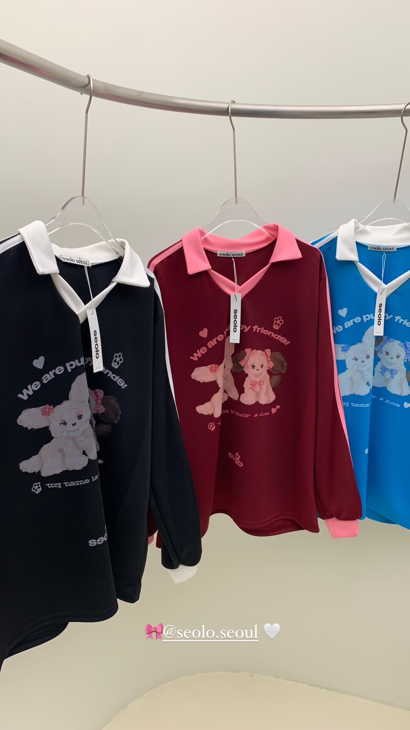 Seolo seoul直郵韓國代購女裝新品真品時尚熱賣24春夏衛衣Seolo seoul衛衣