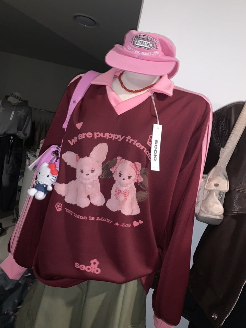 Seolo seoul直郵韓國代購女裝新品真品時尚熱賣24春夏衛衣Seolo seoul衛衣