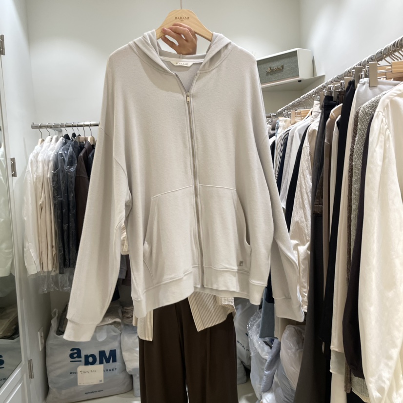 BARAMI直郵韓國代購女裝新品休閑推薦熱賣人氣真品衛衣拉鏈LOVE SOME衛衣圖色1