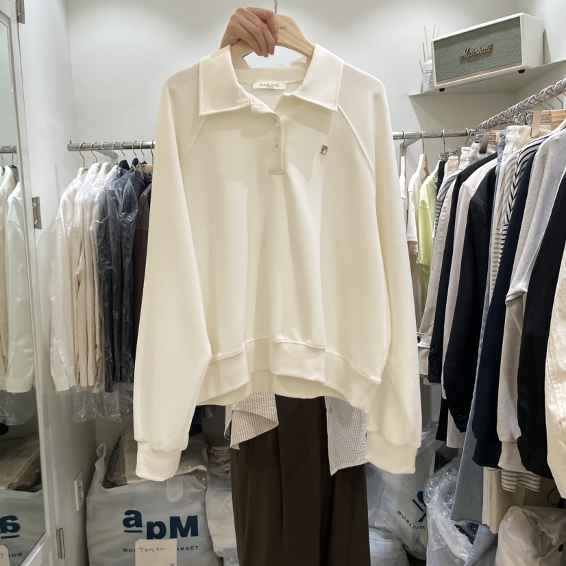 BARAMI韓國直郵女裝新品時尚休閑24春夏熱賣人氣真品衛衣BARAMI衛衣