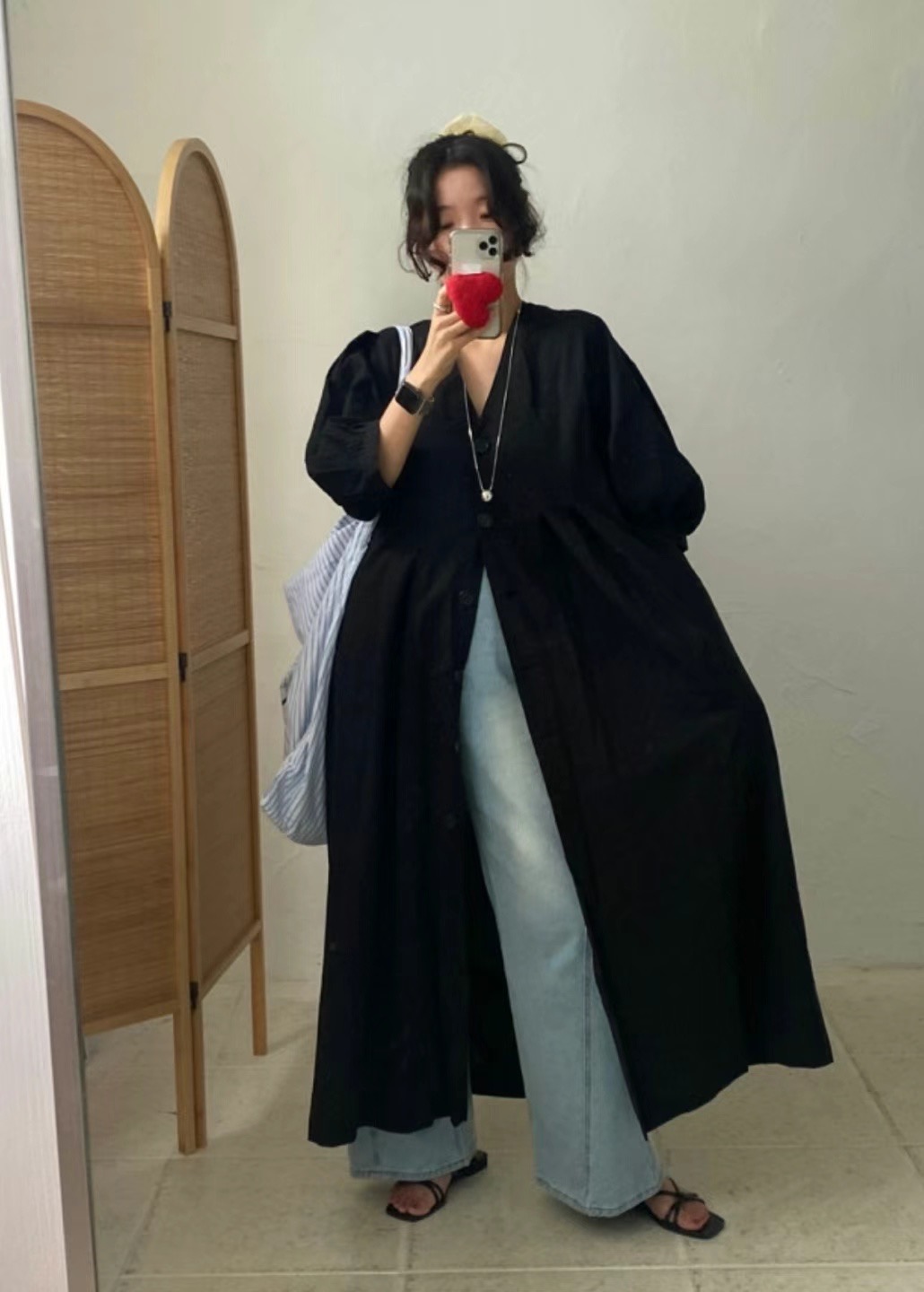 HAY韓國直郵東大門實拍女裝新品24春夏時尚推薦人氣連衣裙HAY連衣裙圖色5
