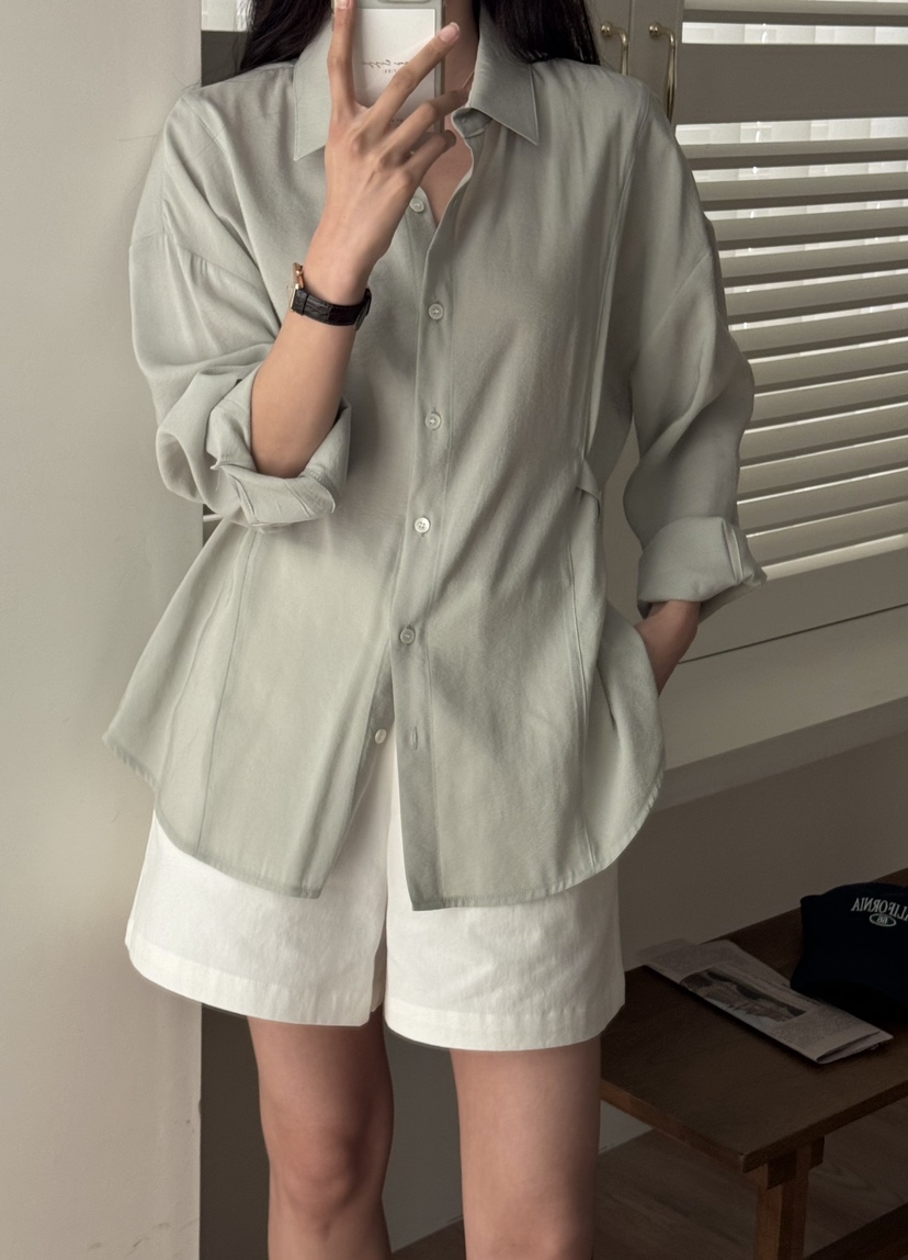 TIZZI韓國直郵女裝新款休閑真品人氣職業熱賣時尚襯衫蕾絲衫TIZZI襯衫/蕾絲衫