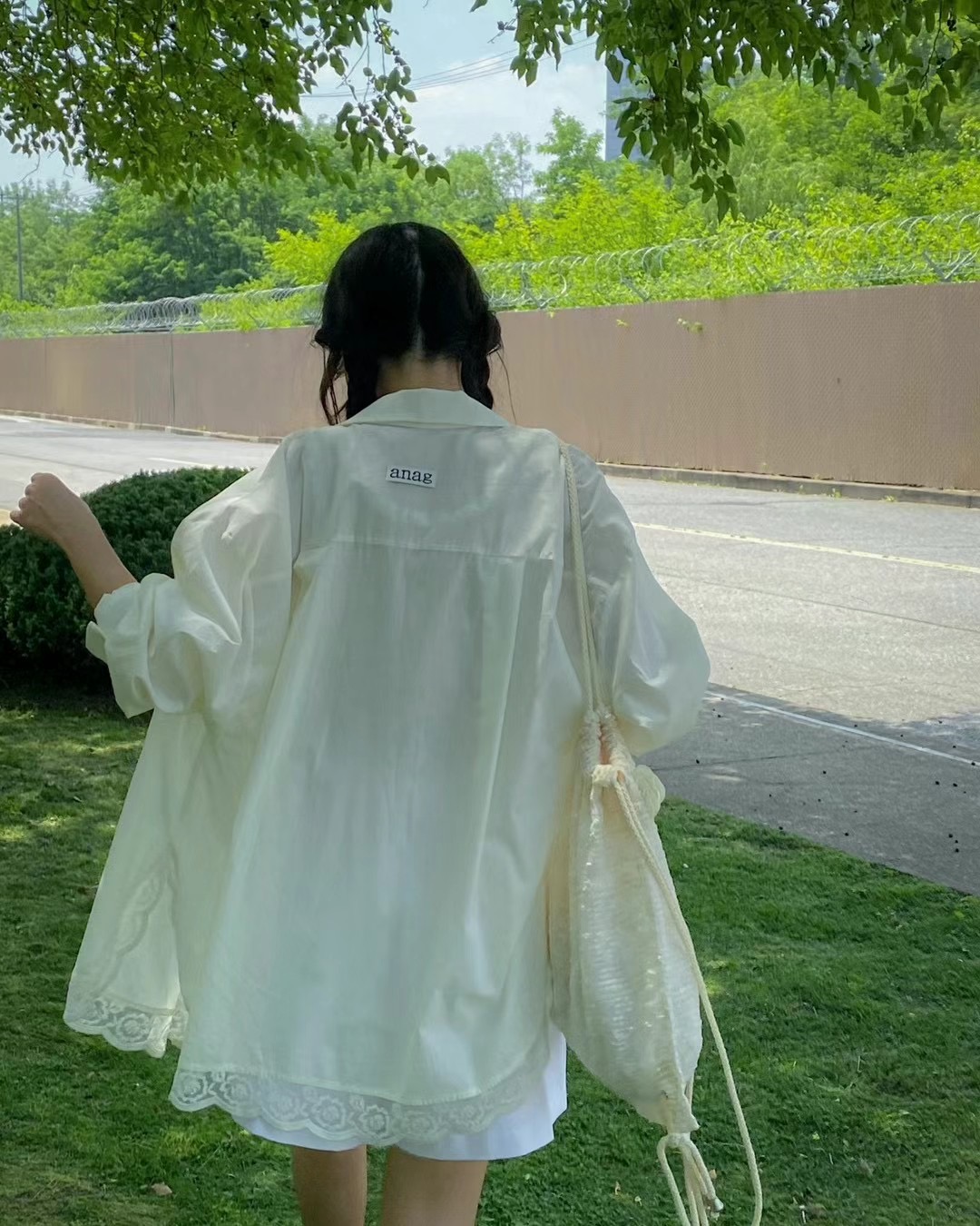 OPENING TITLE韓國直郵東大門代購女裝新款熱賣襯衫蕾絲衫anag/OPENING TITLE襯衫/蕾絲衫