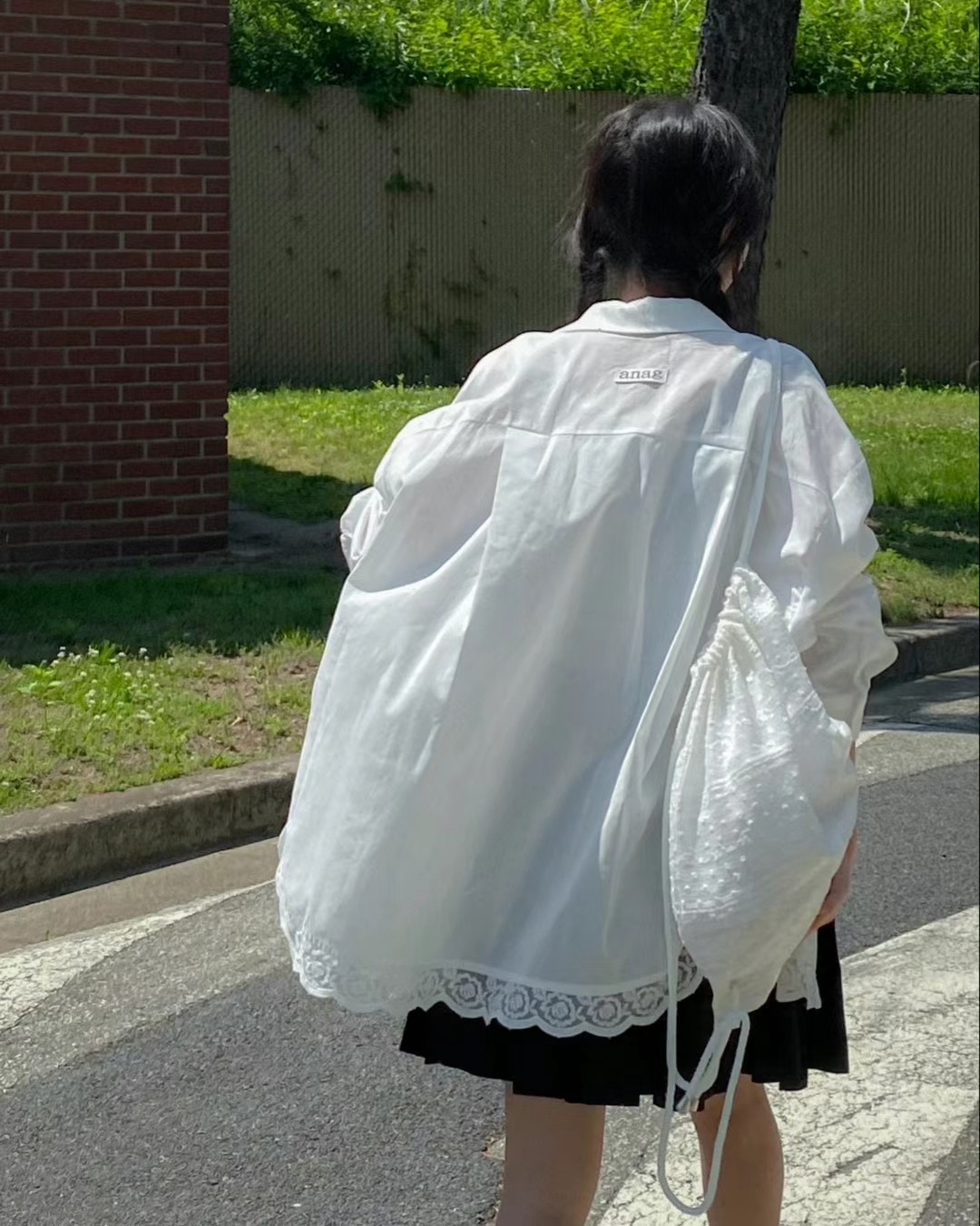 OPENING TITLE韓國直郵東大門代購女裝新款熱賣襯衫蕾絲衫anag/OPENING TITLE襯衫/蕾絲衫