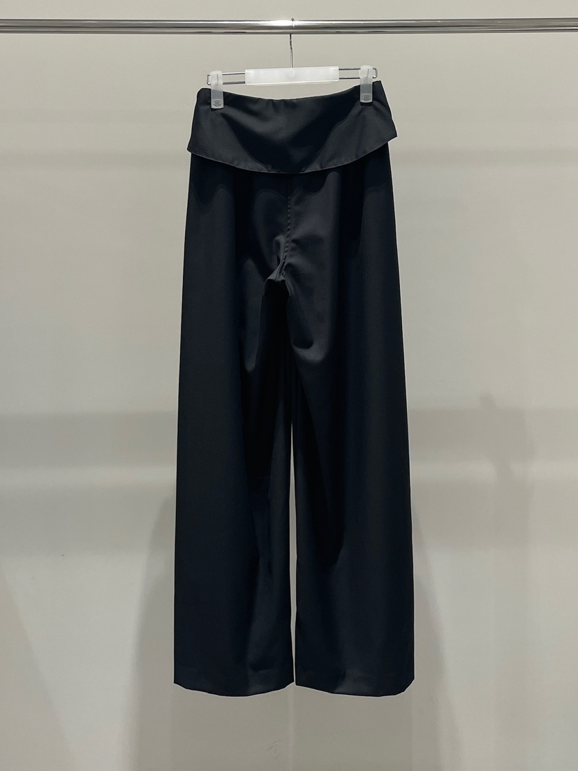OUI-P韓國直郵東大門實拍女裝新品24秋冬時尚休閑褲腰帶OUI-P休閑褲