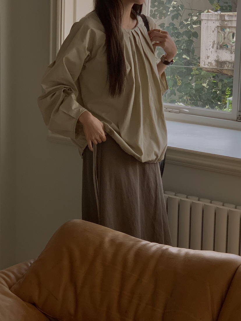 EON直郵韓國代購女裝新款推薦熱賣24秋冬人氣時尚襯衫蕾絲衫JANIE襯衫/蕾絲衫
