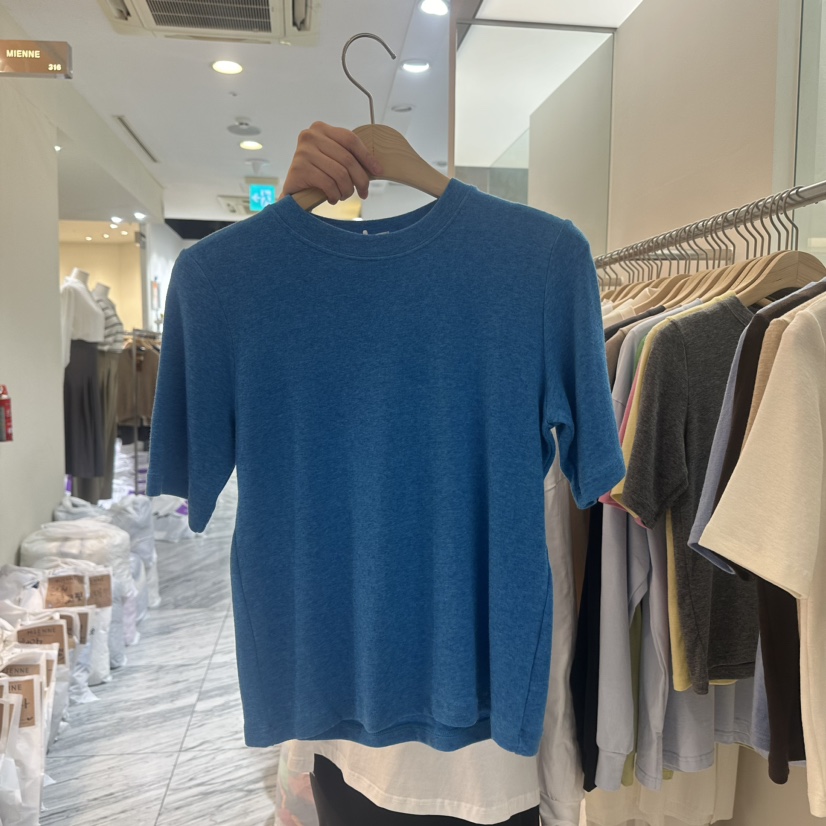 LENUE韓國直郵女裝新品職業推薦24秋冬真品人氣熱賣時尚T恤LENUET恤圖色4