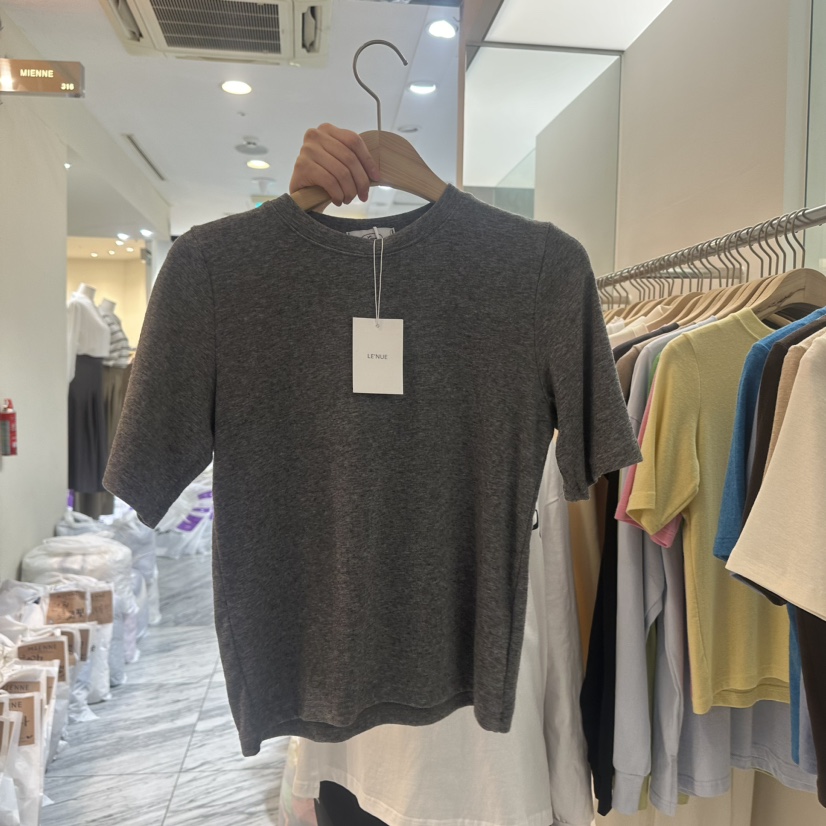 LENUE韓國直郵女裝新品職業推薦24秋冬真品人氣熱賣時尚T恤LENUET恤圖色5