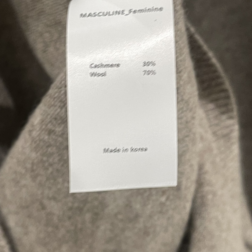 MASCULINE直郵韓國代購女裝新款24秋冬職業真品時尚針織衫MASCULINE針織衫