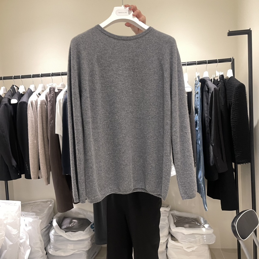 MASCULINE直郵韓國代購女裝新款24秋冬職業真品時尚針織衫MASCULINE針織衫圖色1