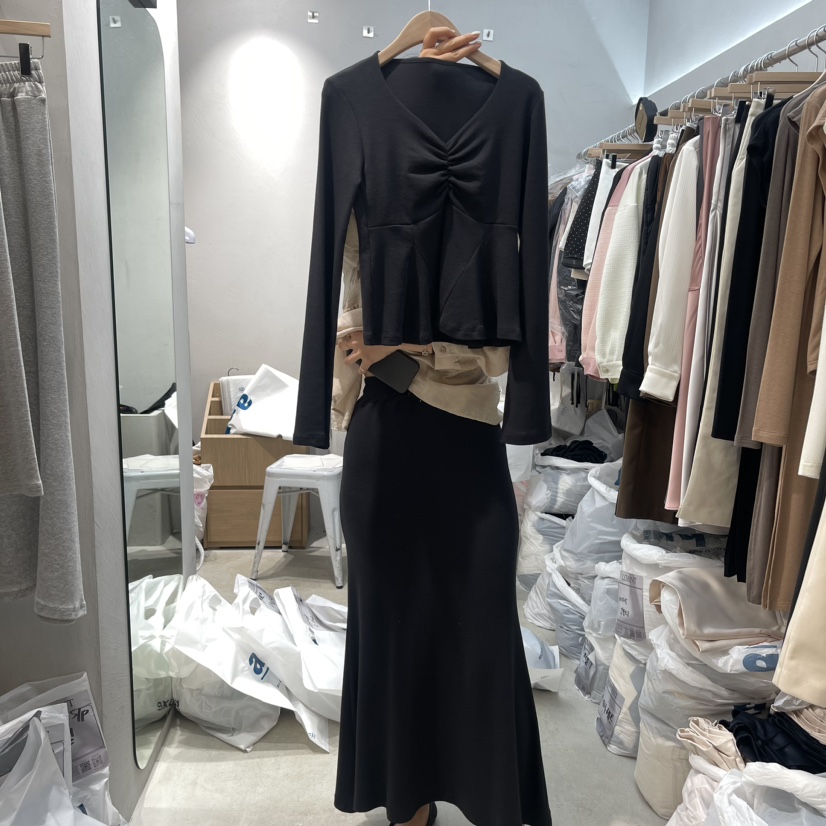 LEMONT直郵韓國代購女裝新品熱賣真品時尚推薦24秋冬套裝LOVE PULL套裝圖色3
