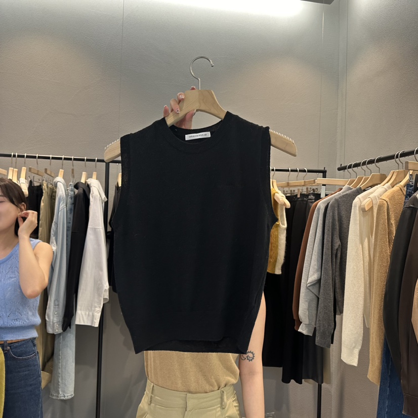 NO.JO.AH韓國直郵東大門實拍女裝新款休閑時尚24秋冬吊帶背心FLAMME TOIT吊帶/背心圖色5
