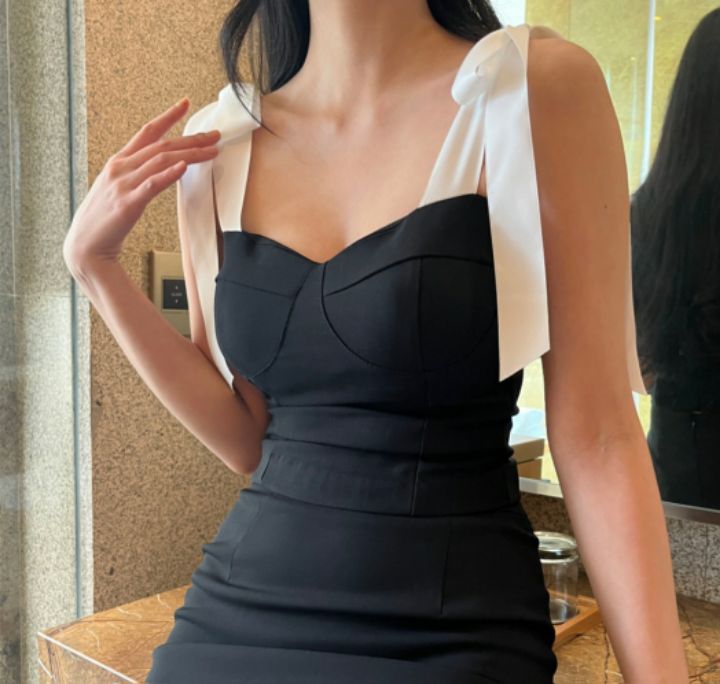 high heels韓國直郵女裝新款真品人氣推薦時尚24秋冬吊帶背心HIGH HEELS吊帶/背心