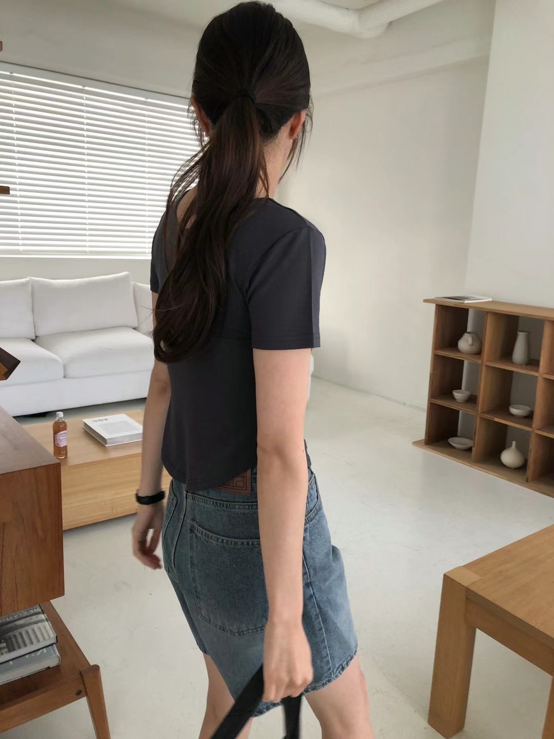 DINING韓國直郵東大門代購女裝新款熱賣時尚職業真品24秋冬T恤DININGT恤