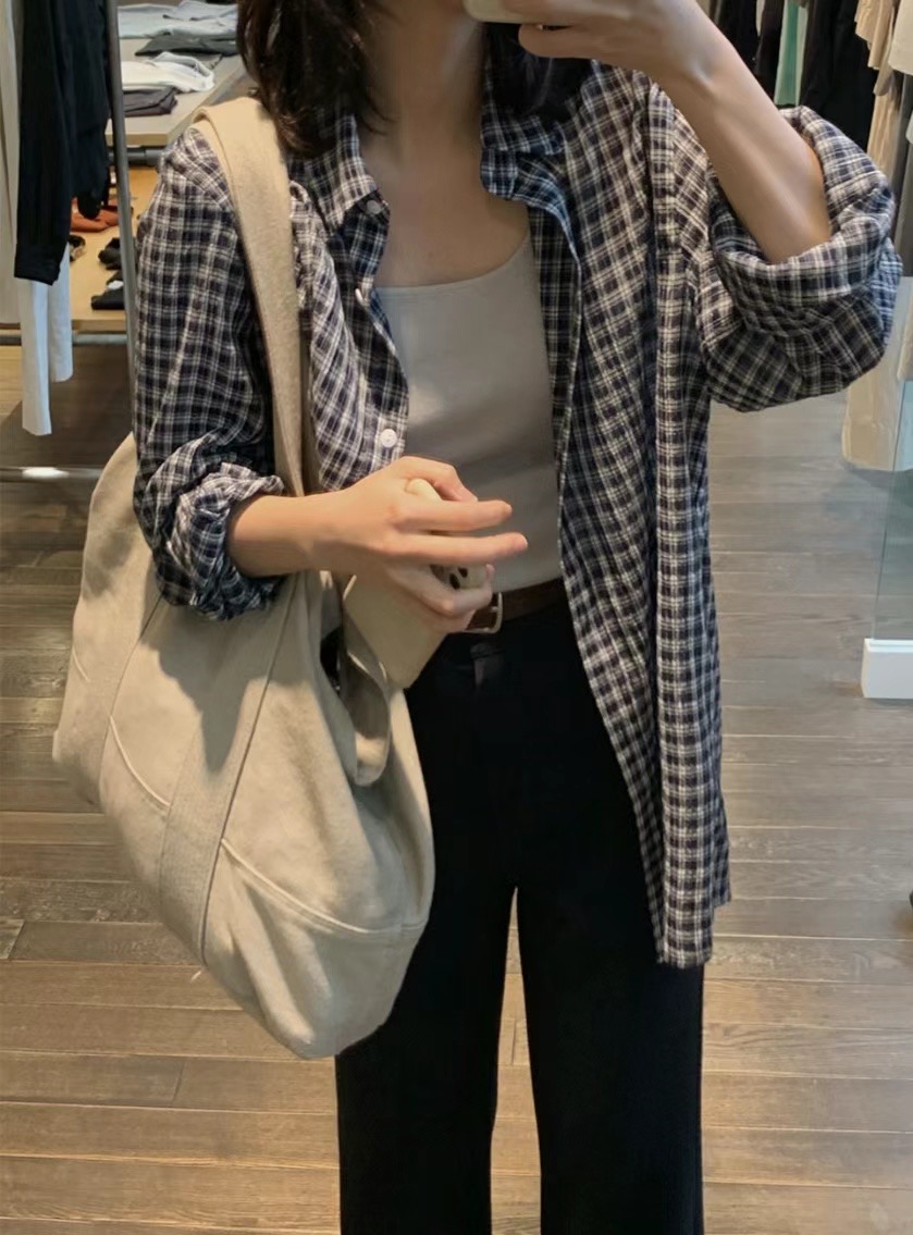 DINING韓國直郵女裝新品熱賣職業24秋冬時尚休閑襯衫蕾絲衫DINING襯衫/蕾絲衫