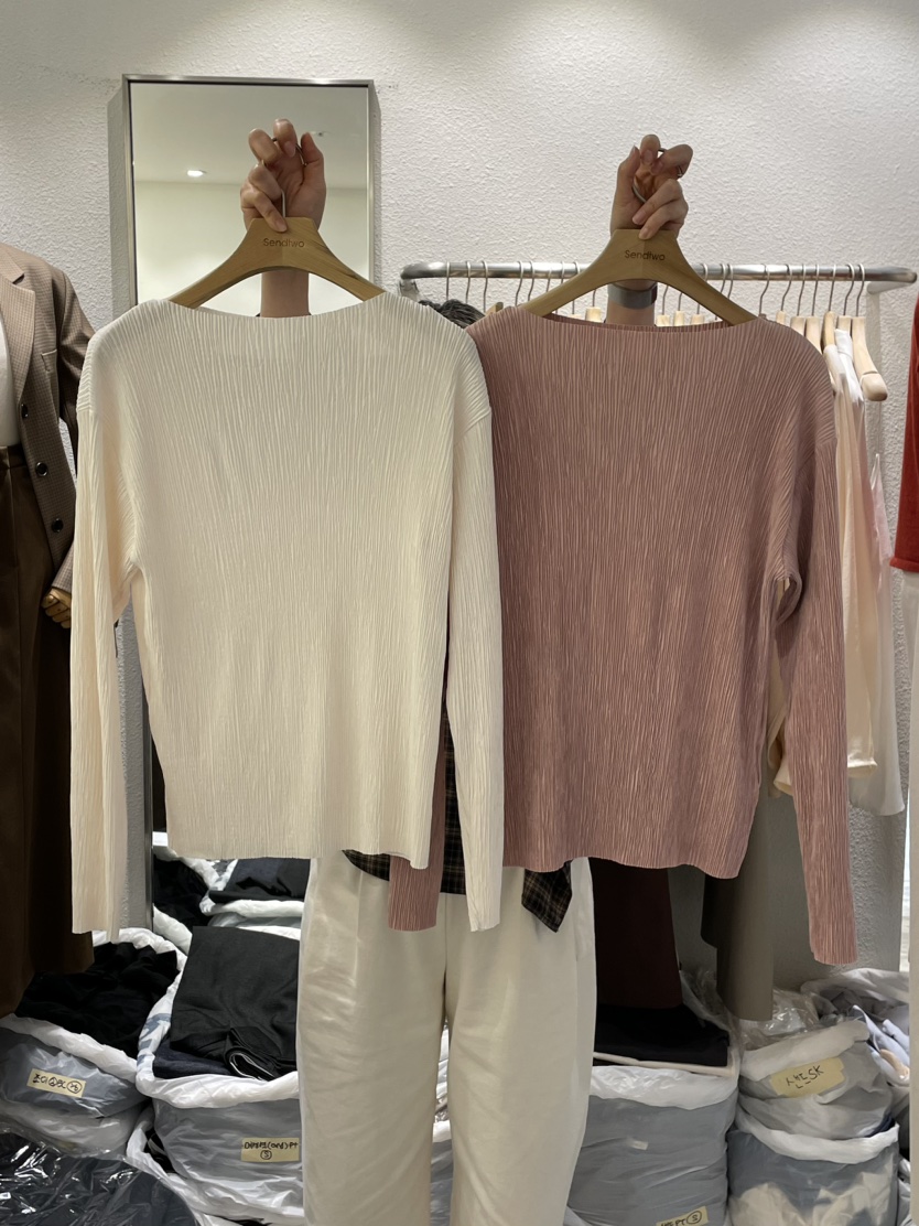 Sendtwo韓國直郵東大門實拍女裝新品真品時尚人氣推薦長袖T恤SENDTWO長袖T恤