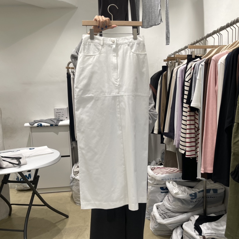 MUNSELL韓國直郵東大門代購女裝新品休閑推薦熱賣時尚職業長裙MUNSELL長裙