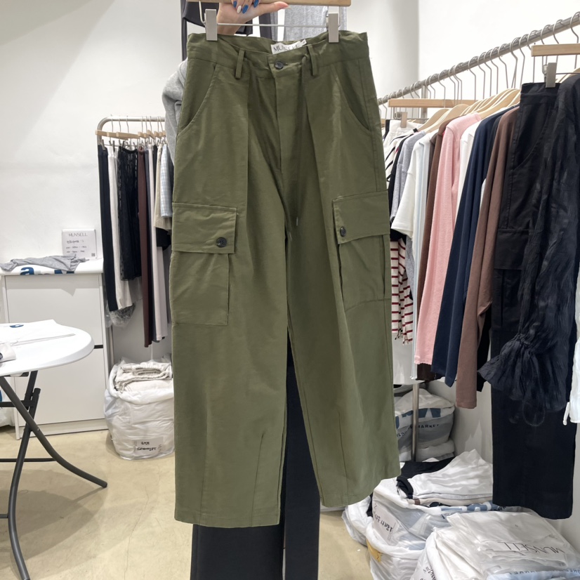 MUNSELL韓國直郵東大門代購女裝新品推薦休閑時尚真品休閑褲MUNSELL休閑褲