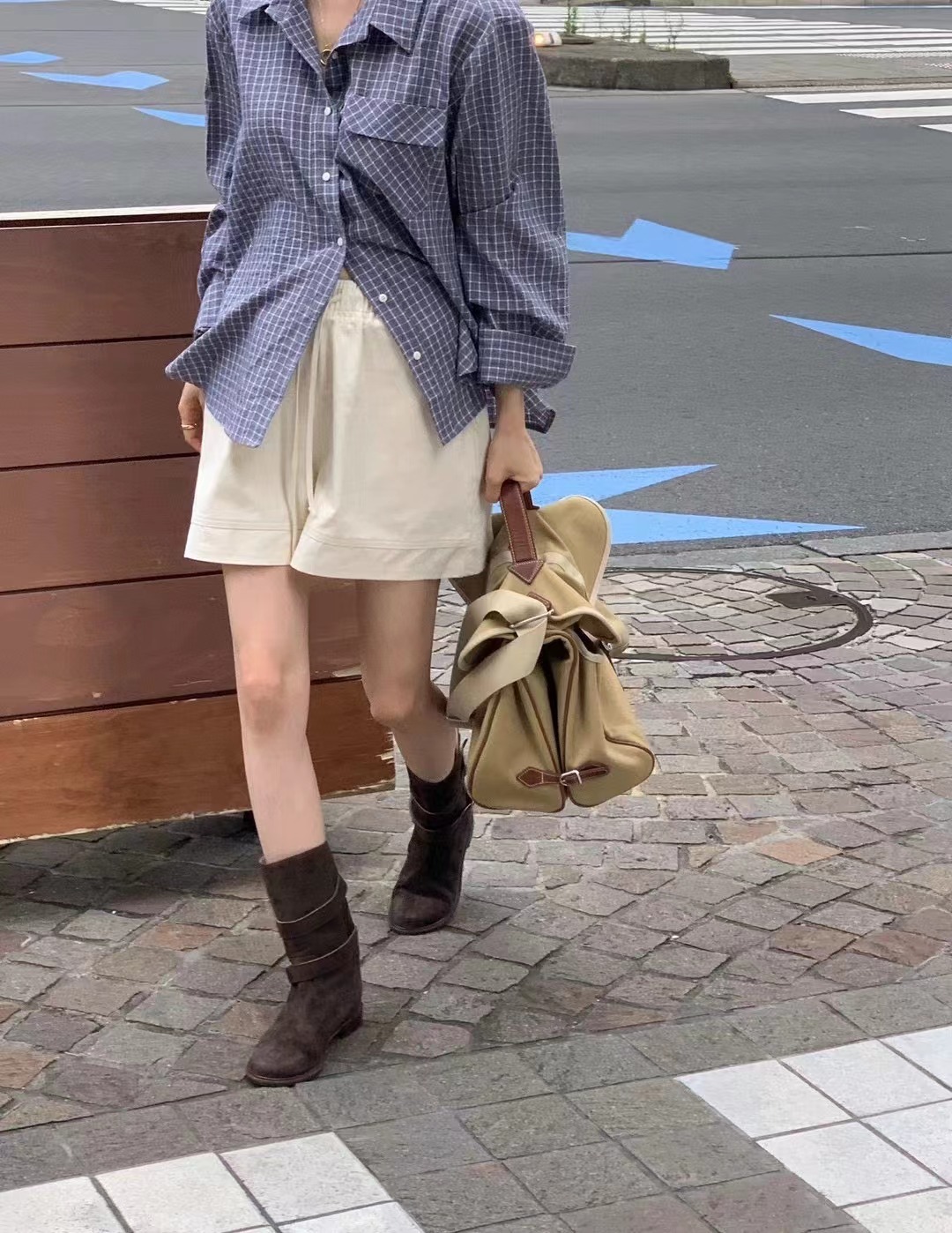 CALLMYNAME韓國直郵東大門代購女裝新品推薦人氣熱賣24秋冬短褲Call my name短褲圖色2