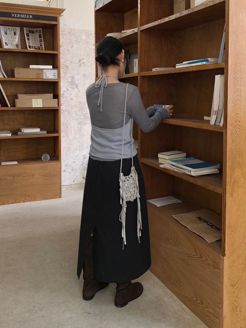 HER韓國直郵東大門代購女裝新品推薦職業時尚休閑熱賣吊帶背心HER吊帶/背心