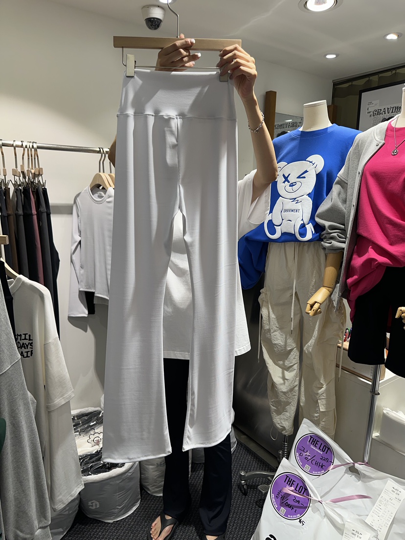 THE LOT/ LOT韓國直郵女裝新款真品打底褲鯊魚褲修身羅紋THE LOT/ LOT打底褲/鯊魚褲