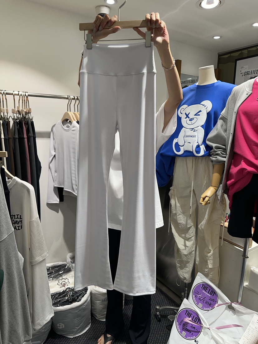 THE LOT/ LOT韓國直郵女裝新款真品打底褲鯊魚褲修身羅紋THE LOT/ LOT打底褲/鯊魚褲