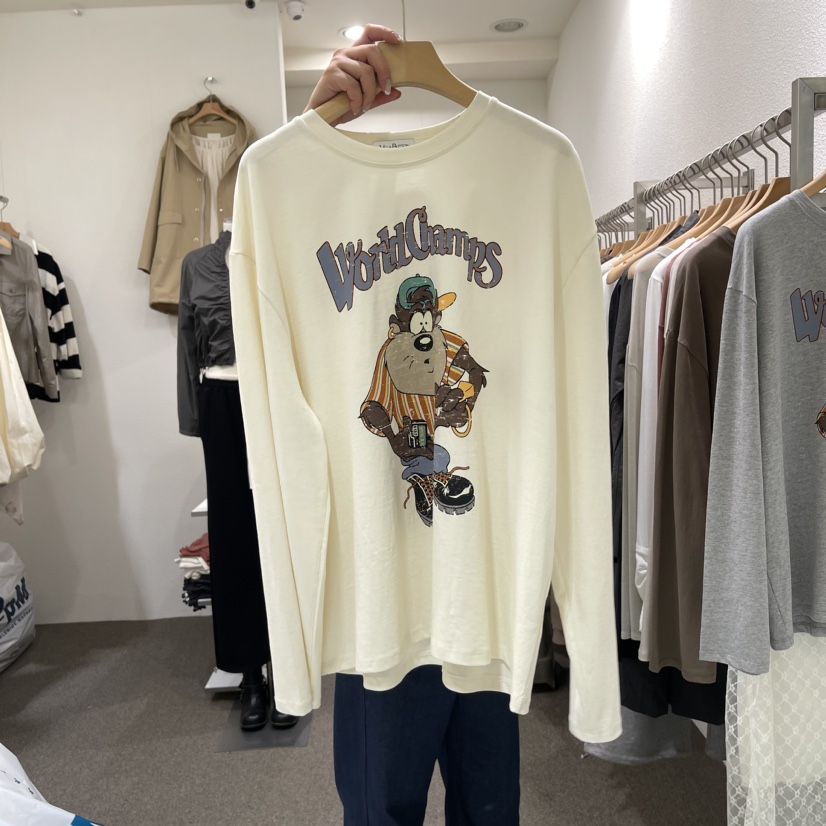 VILLABUTTON直郵韓國代購女裝新品人氣職業時尚推薦長袖T恤VILLABUTTON長袖T恤圖色2