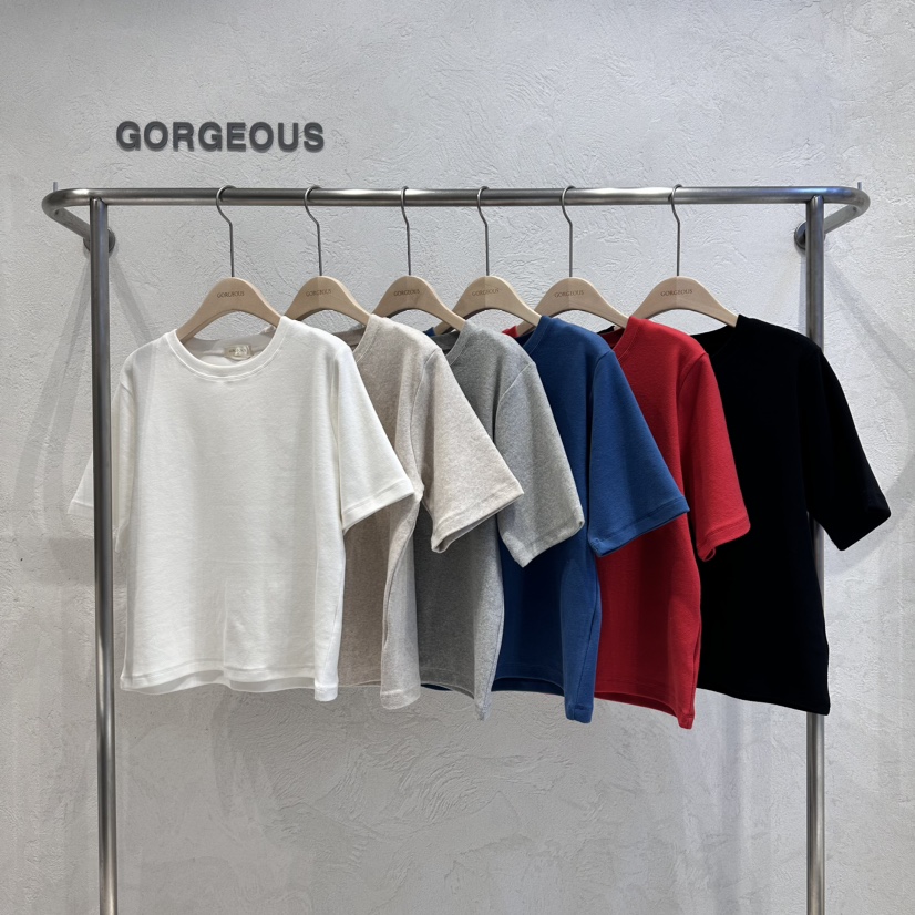GORGEOUS韓國直郵東大門代購女裝新品熱賣24秋冬休閑T恤抓絨GORGEOUST恤